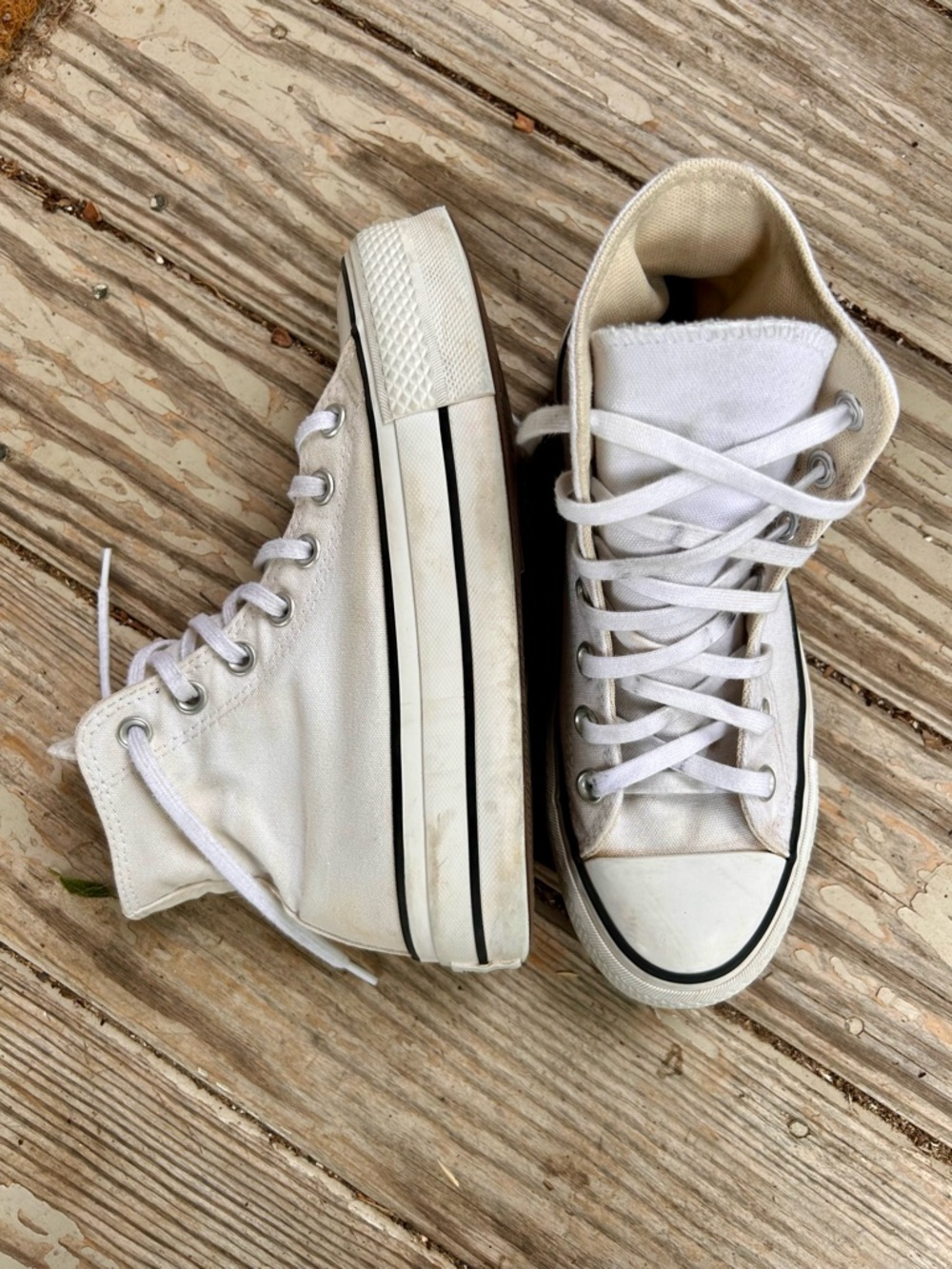 Converse ALL STAR Chuck Taylor High-Top Platform Sneakers - Picture 3 of 7
